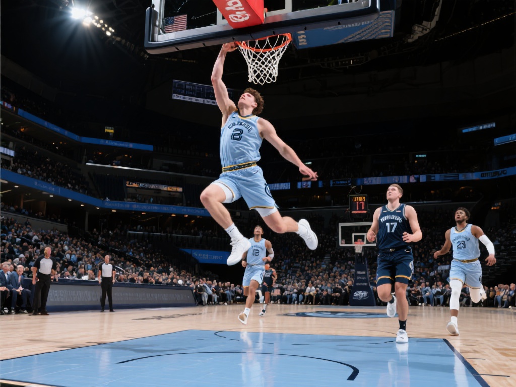 在篮球赛场上，速度与力量的结合往往能点燃