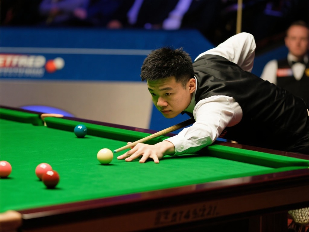 在最近一轮的比赛中，赵心童以12-4的比